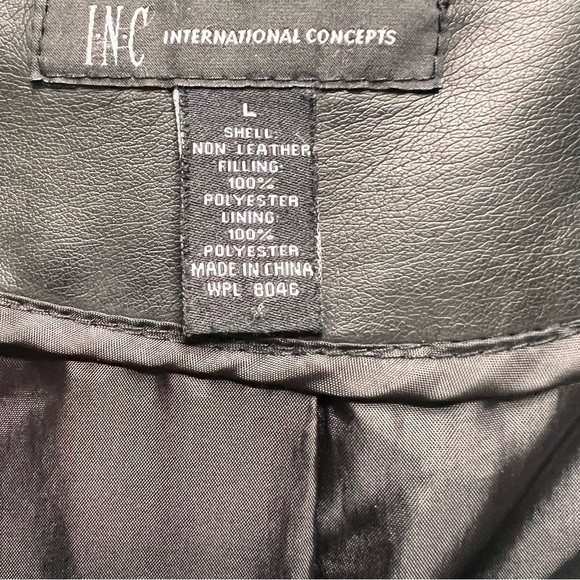 Inc international Concepts Faux Leather Jacket M - Picture 3 of 3
